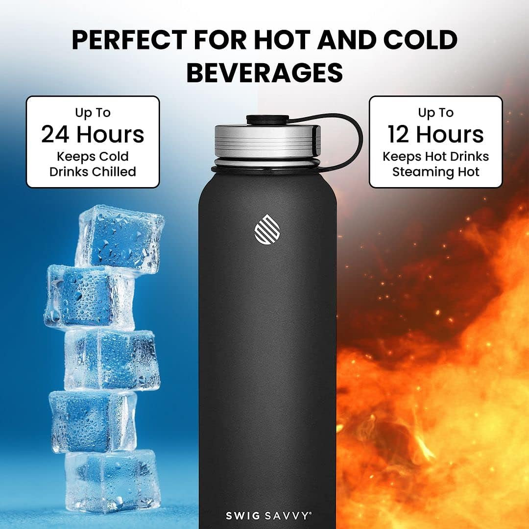 32oz Premium Stainless Steel Sports Water Bottle with Insulation