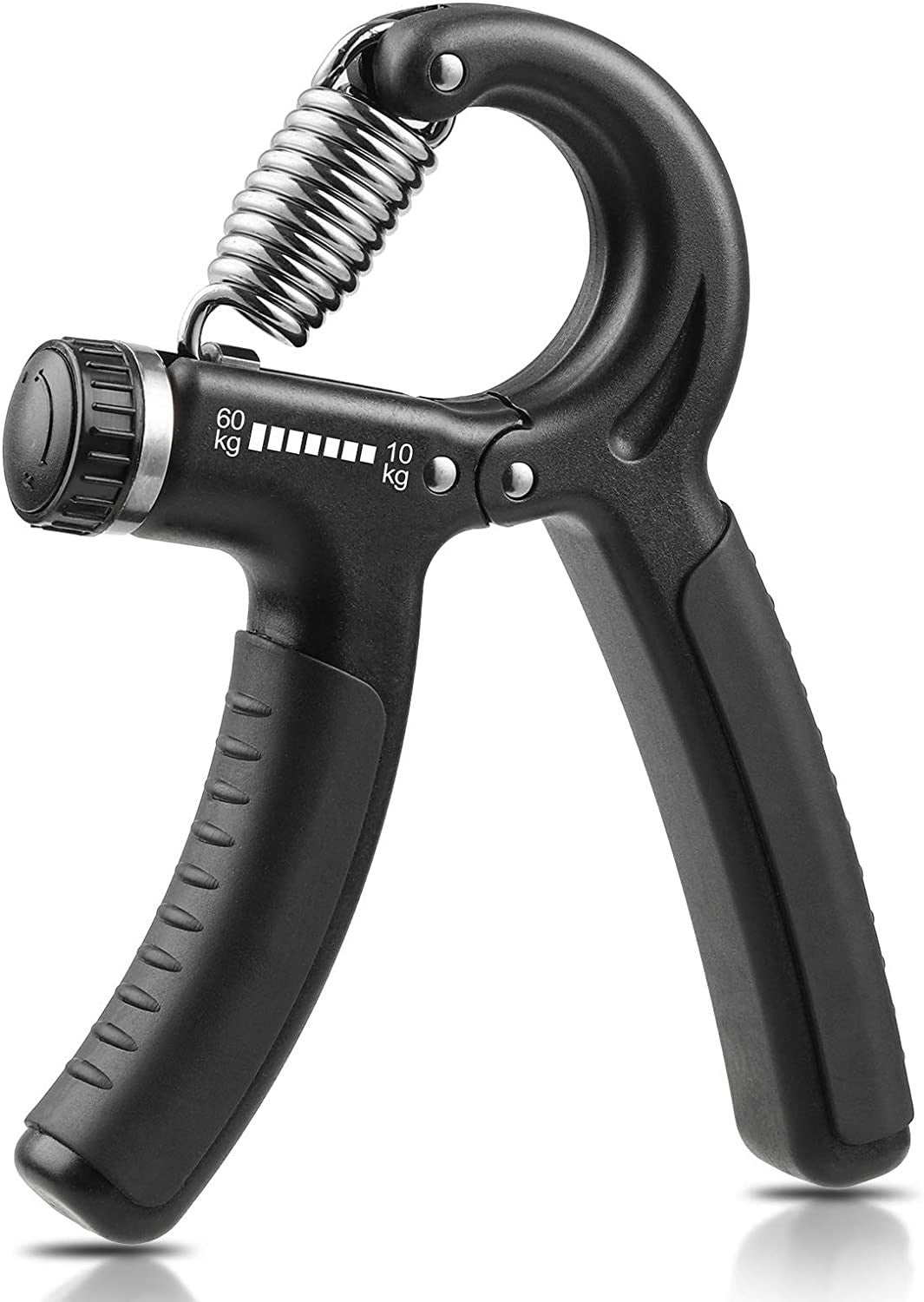 Grip Strength Trainer - Adjustable Resistance 22-132 lbs (10-60 kg) Hand Grip Strengthener for Forearm Strength and Hand Injury Recovery - Ideal for Musicians, Athletes, and Rehabilitation