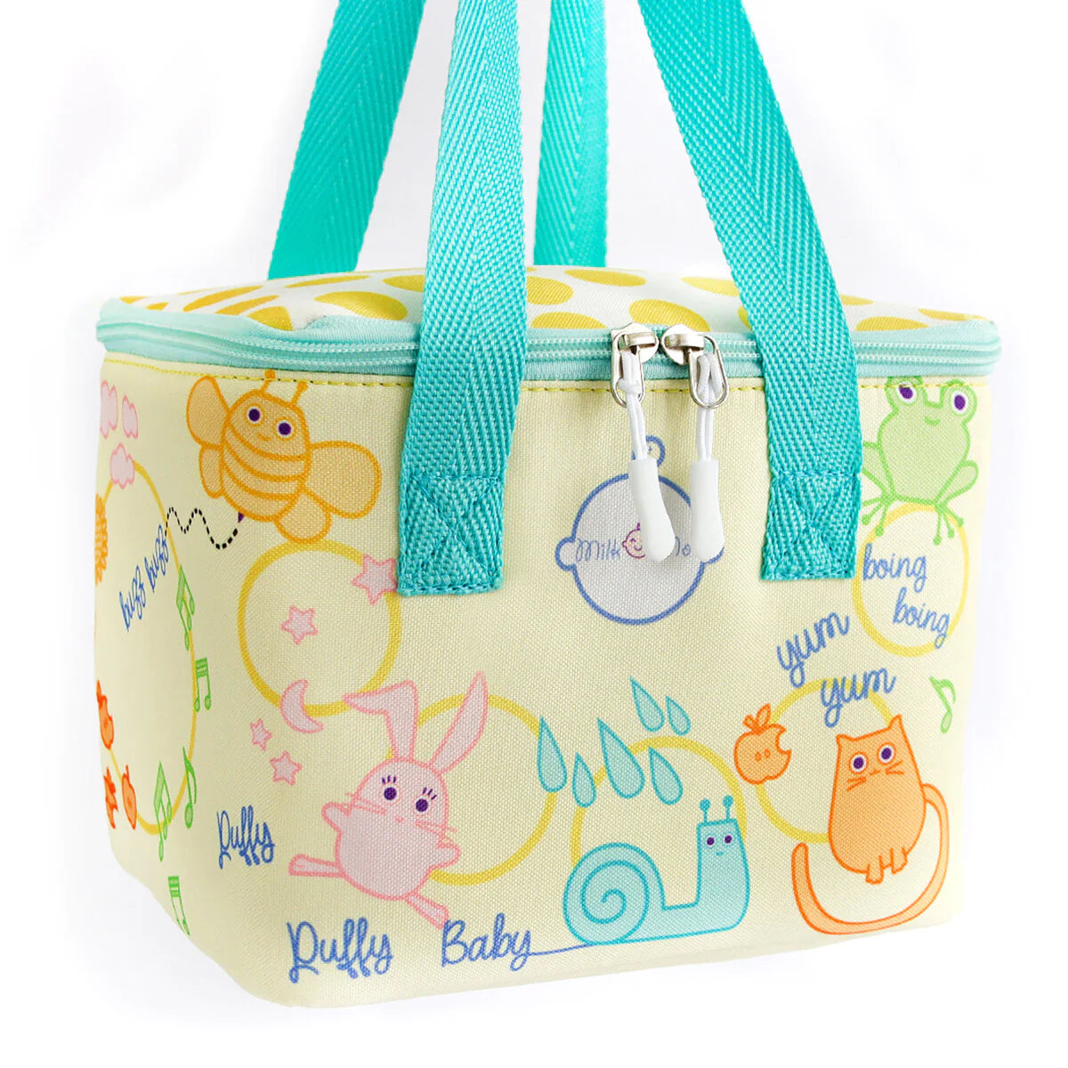 Milk&Moo Insulated Kids Lunch Box - Yellow: Keep Meals Fresh & Fun