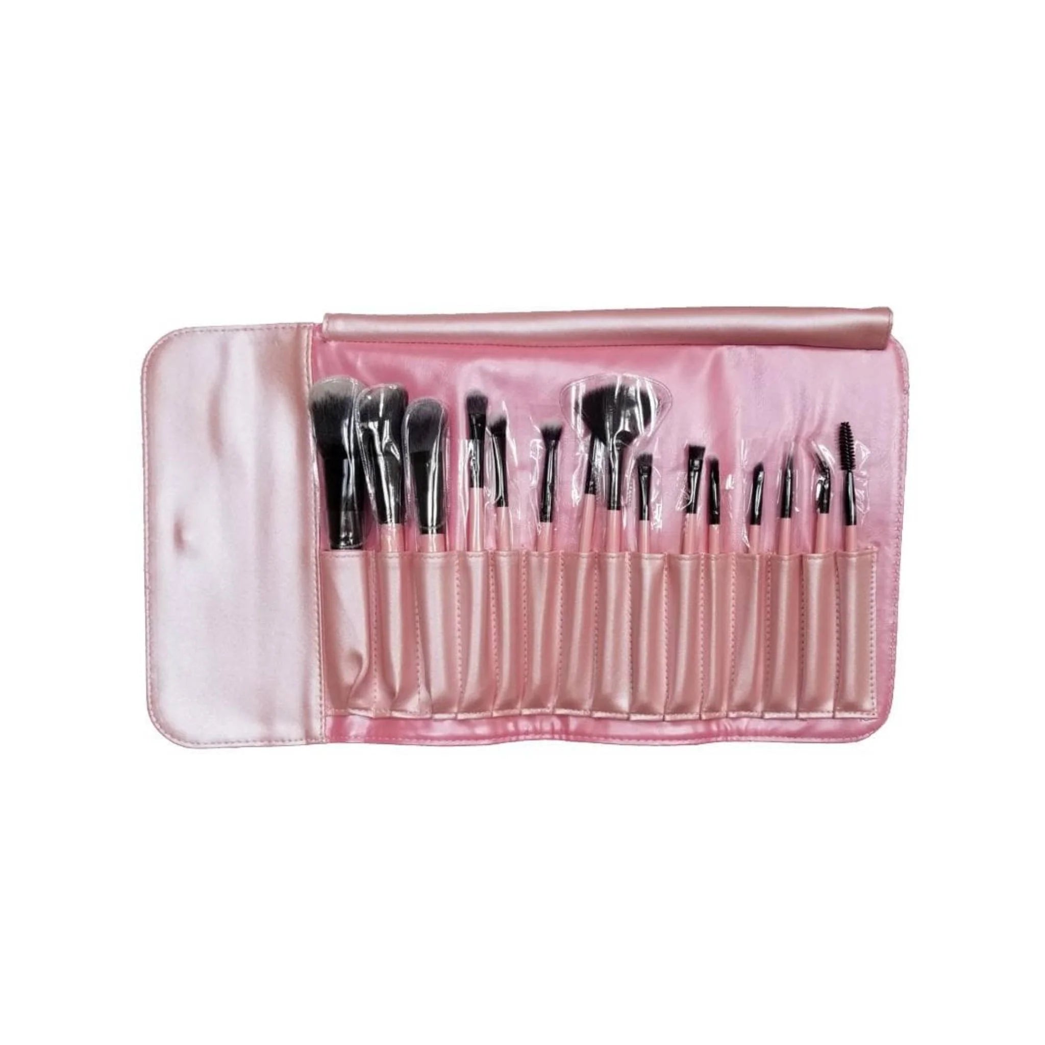 Set of 15 Professional Synthetic Makeup Brushes: Complete Beauty Tool Kit