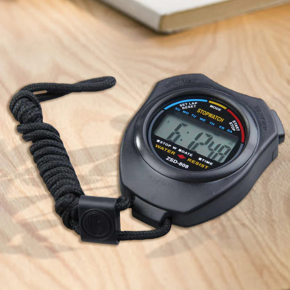 Digital Sports Stopwatch Set with Timer and Odometer