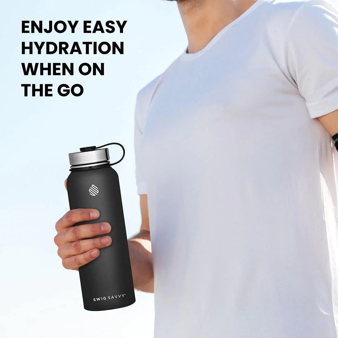 32oz Premium Stainless Steel Sports Water Bottle with Insulation