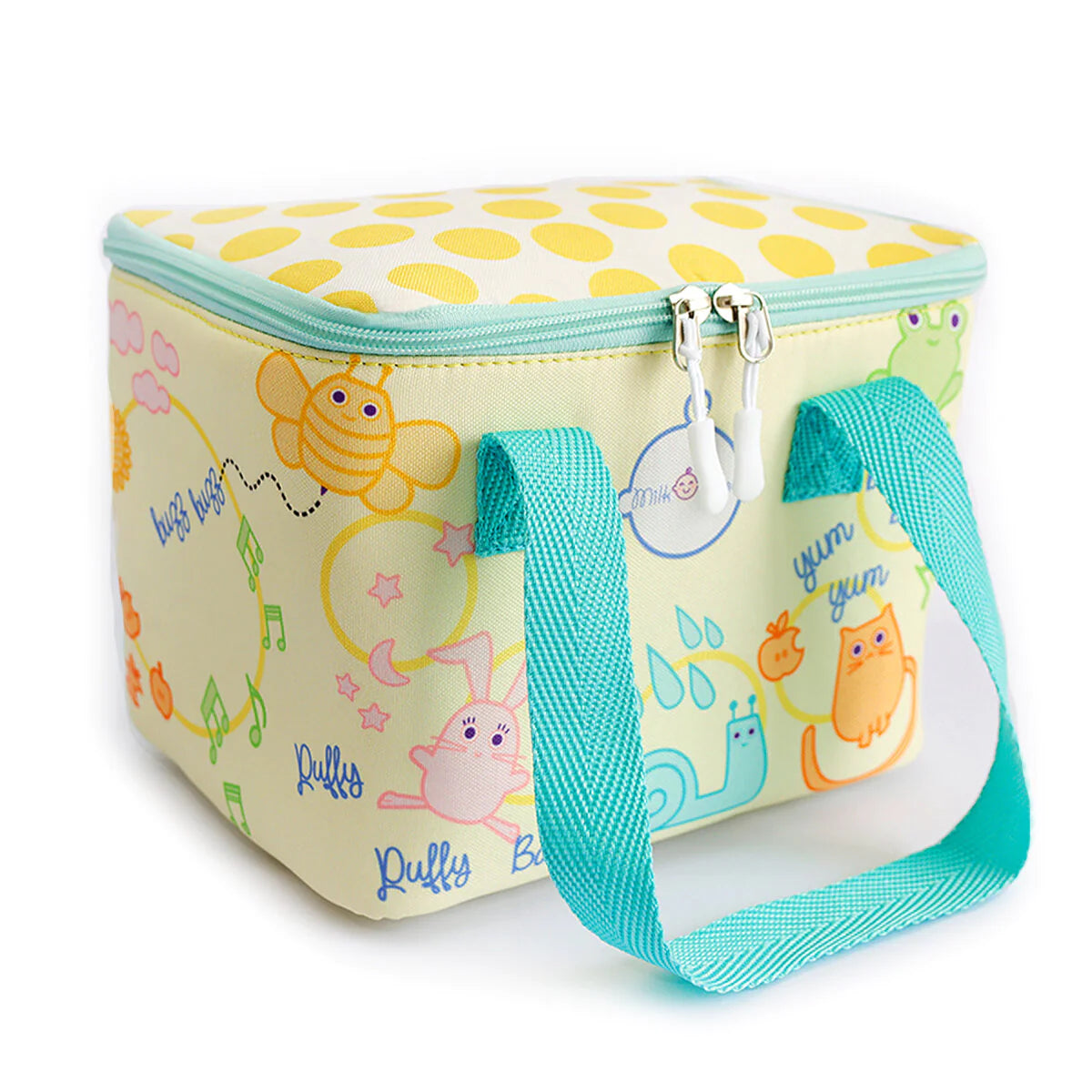 Milk&Moo Insulated Kids Lunch Box - Yellow: Keep Meals Fresh & Fun