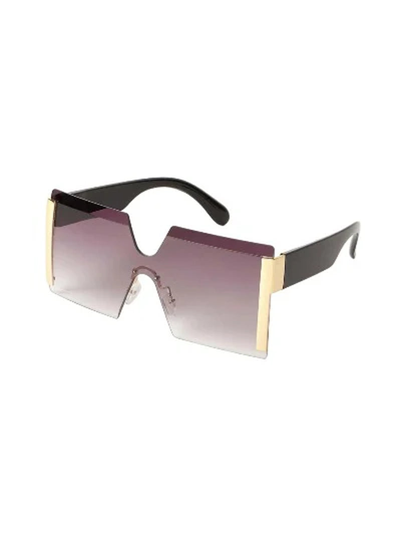 Lux Rimless Square Frame Sunglasses: Stylish and Modern UV Protection Eyewear