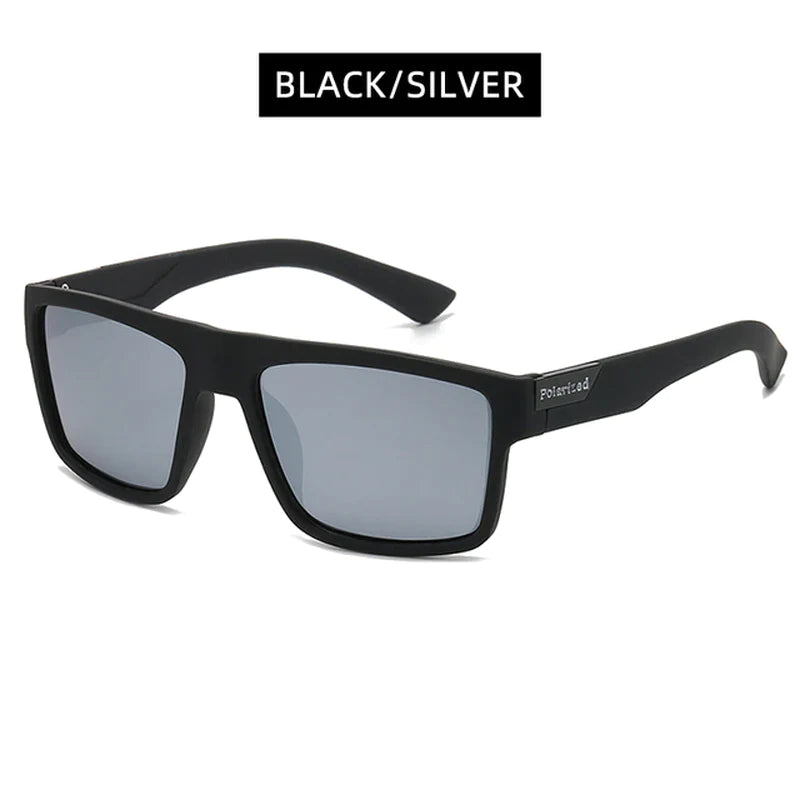 Fashion Square Polarized Sunglasses - Stylish UV400 Shades for Men and Women