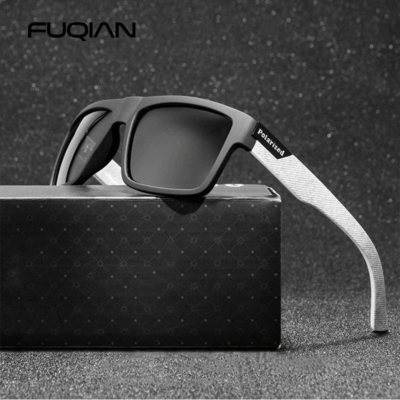 Fashion Square Polarized Sunglasses - Stylish UV400 Shades for Men and Women