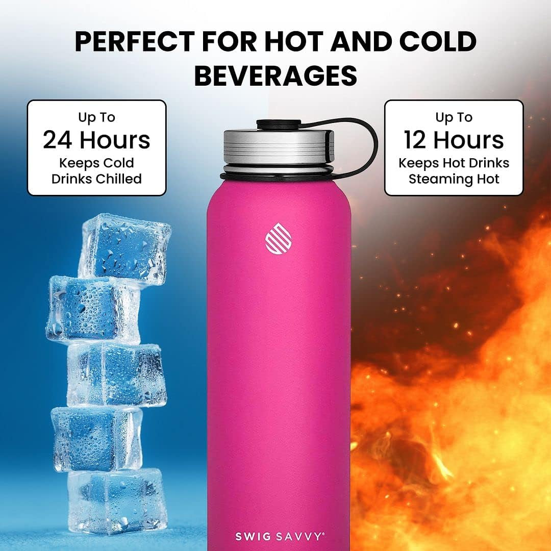 32oz Premium Stainless Steel Sports Water Bottle with Insulation