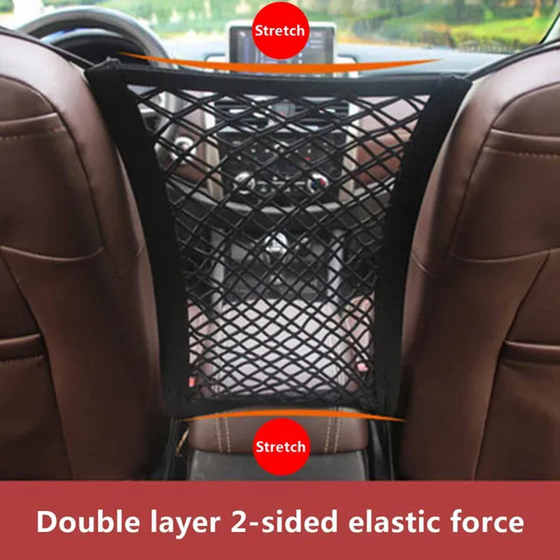 Pet Car Safety Elastic Fence: Travel Isolation Net & Anti-Collision Mesh Barrier for Dogs and Children