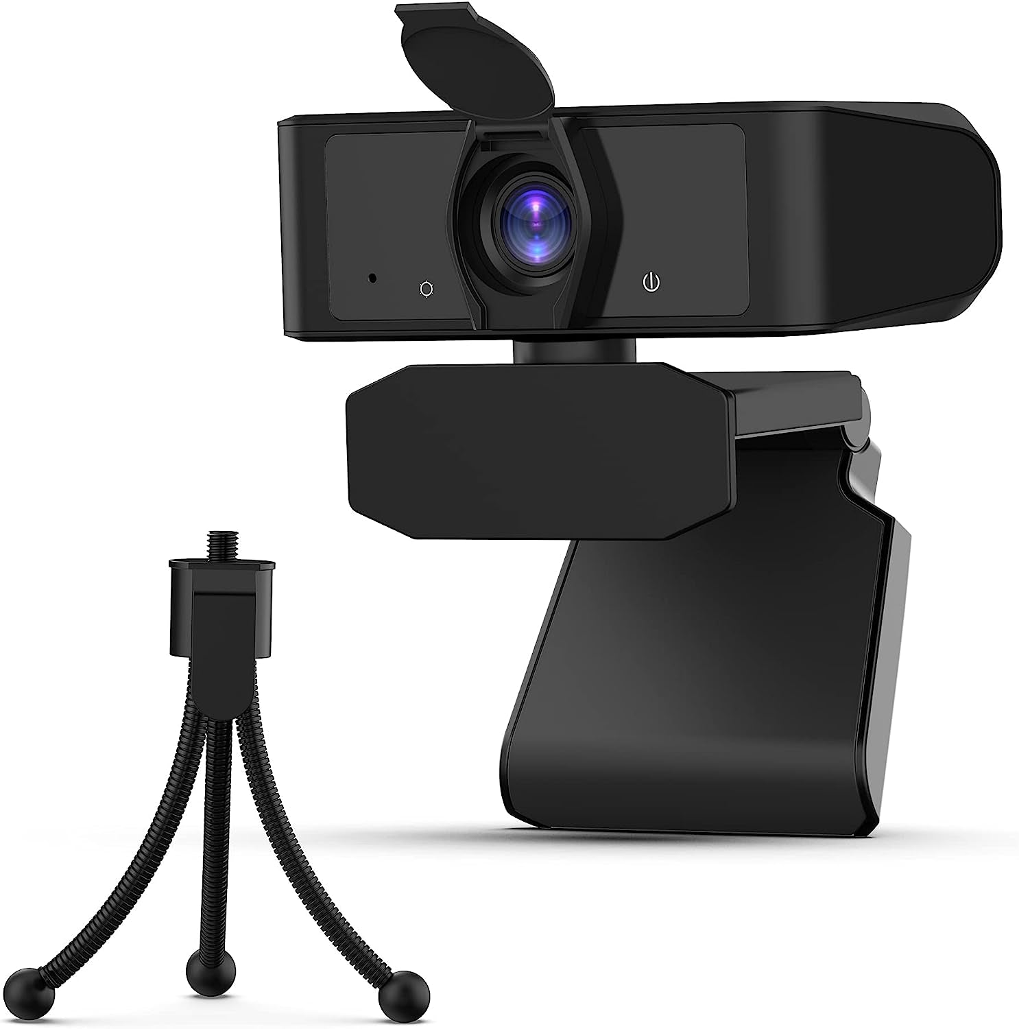 HD Webcam 1080P with Microphone, PC Laptop Desktop USB Webcams, Pro Streaming Computer Camera, 120-Degree Wide Angle Webcam