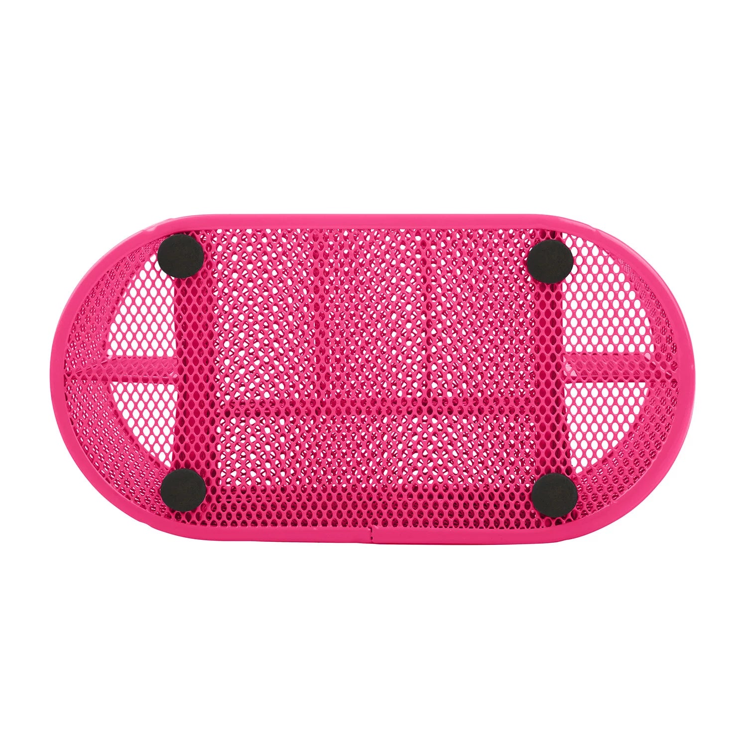 Mesh Desk Pen Organizer - Ideal for Office, School, Home, and Teacher Supplies (Hot Pink)