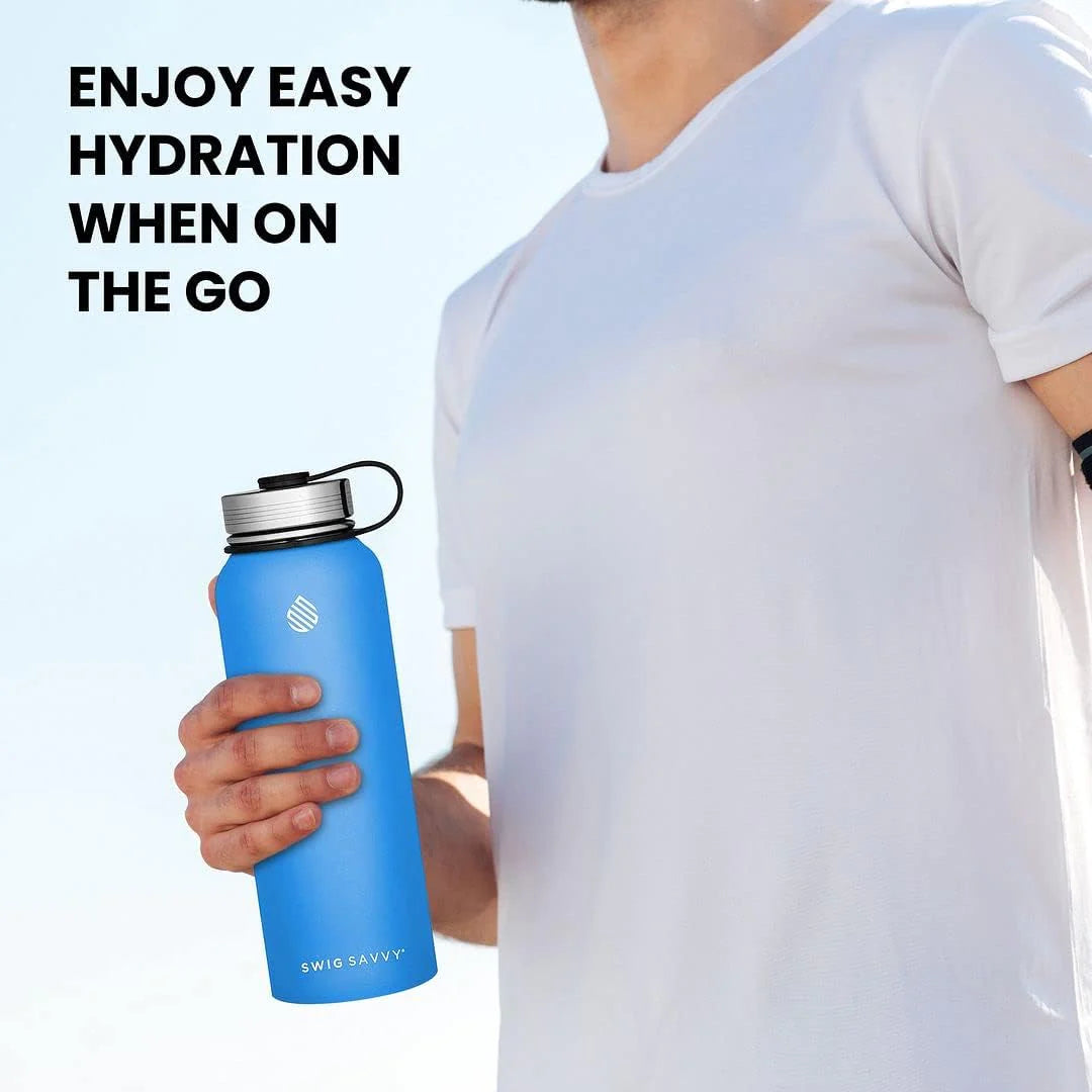 32oz Premium Stainless Steel Sports Water Bottle with Insulation